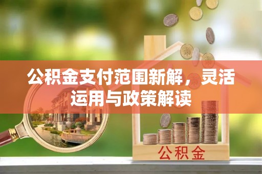隆回公积金支付范围新解，灵活运用与政策解读