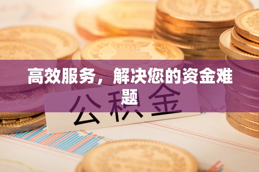 隆回高效服务，解决您的资金难题
