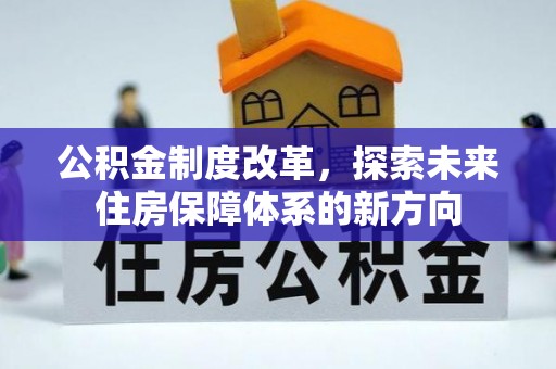 隆回公积金制度改革，探索未来住房保障体系的新方向