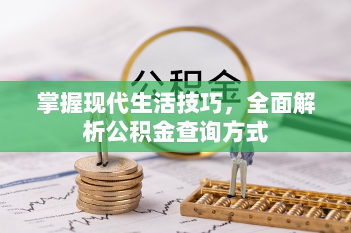 隆回掌握现代生活技巧，全面解析公积金查询方式