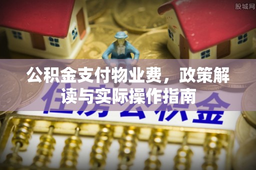 隆回公积金支付物业费，政策解读与实际操作指南
