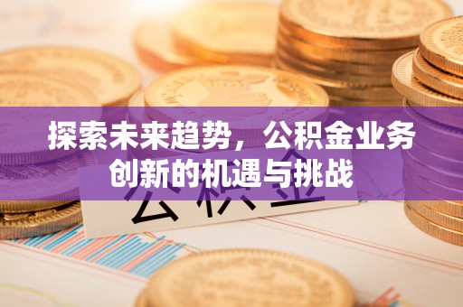 隆回探索未来趋势，公积金业务创新的机遇与挑战