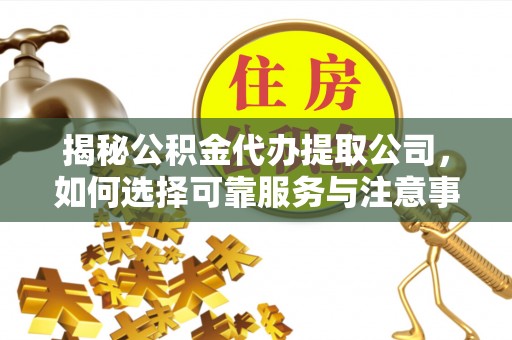 隆回揭秘公积金代办提取公司，如何选择可靠服务与注意事项