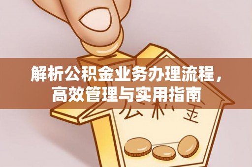 隆回解析公积金业务办理流程，高效管理与实用指南