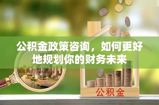 隆回公积金政策咨询，如何更好地规划你的财务未来