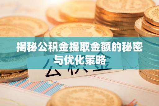隆回揭秘公积金提取金额的秘密与优化策略