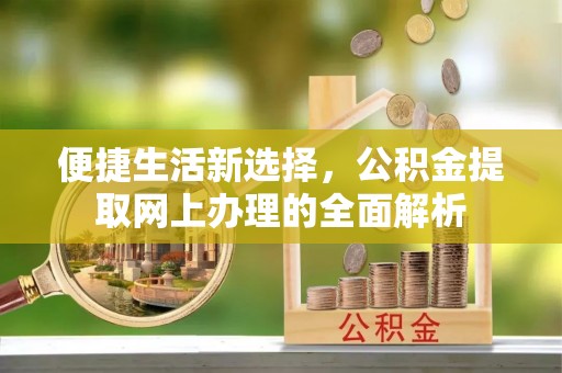 隆回便捷生活新选择，公积金提取网上办理的全面解析