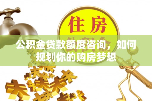 隆回公积金贷款额度咨询，如何规划你的购房梦想