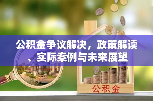 隆回公积金争议解决，政策解读、实际案例与未来展望