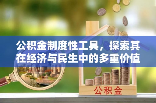 隆回公积金制度性工具，探索其在经济与民生中的多重价值