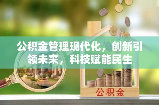 隆回公积金管理现代化，创新引领未来，科技赋能民生