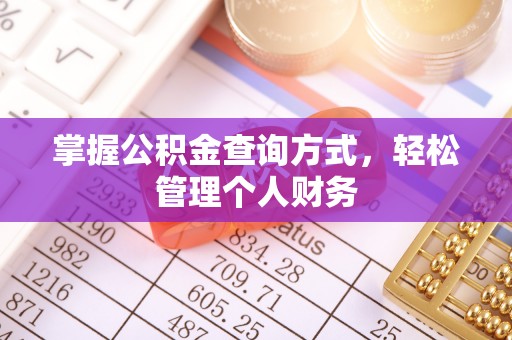 隆回掌握公积金查询方式，轻松管理个人财务