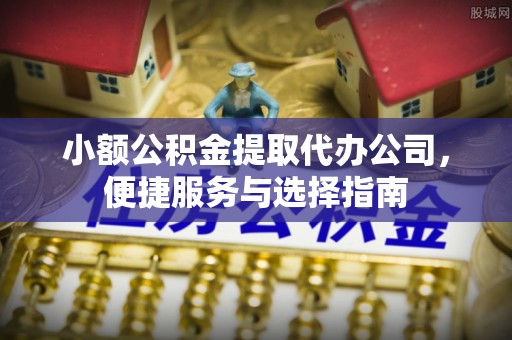 隆回小额公积金提取代办公司，便捷服务与选择指南