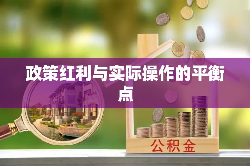 隆回政策红利与实际操作的平衡点