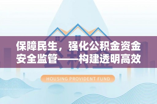 隆回保障民生，强化公积金资金安全监管——构建透明高效的管理体系