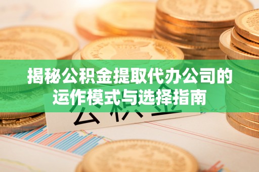 隆回揭秘公积金提取代办公司的运作模式与选择指南