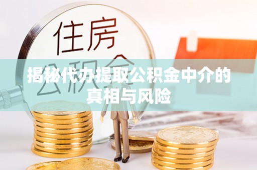 隆回揭秘代办提取公积金中介的真相与风险