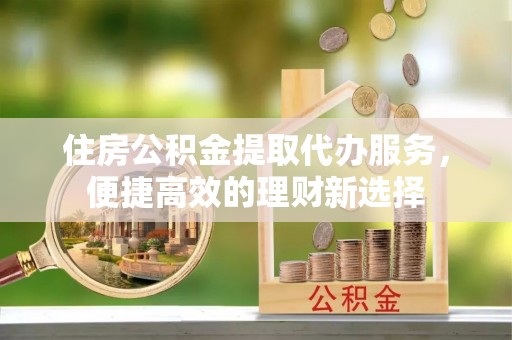 隆回住房公积金提取代办服务，便捷高效的理财新选择