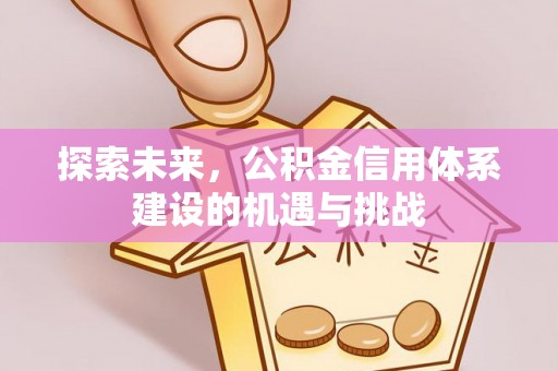 隆回探索未来，公积金信用体系建设的机遇与挑战
