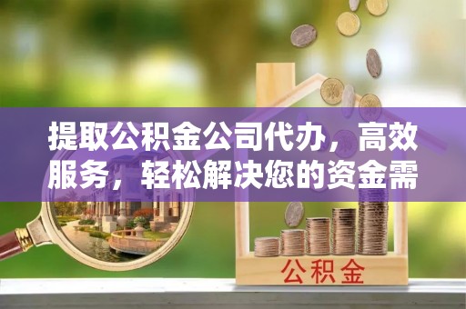 隆回提取公积金公司代办，高效服务，轻松解决您的资金需求